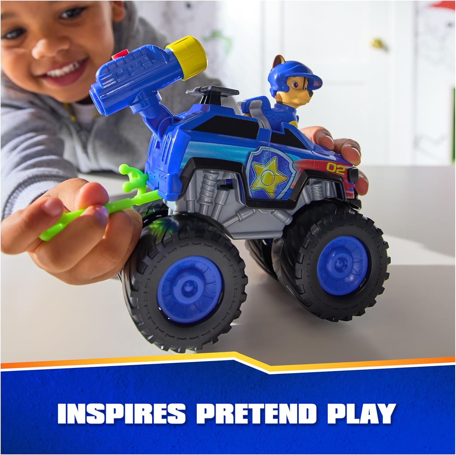 Paw Patrol: Rescue Wheels Chase’s Cruiser, Toy Truck with Projectile Launcher and Collectible Action Figure, Kids Toys for Boys & Girls Ages 3 and up 24hrsmart